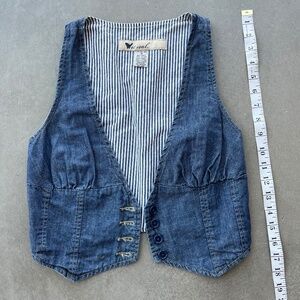 Wet Seal Denim Vest